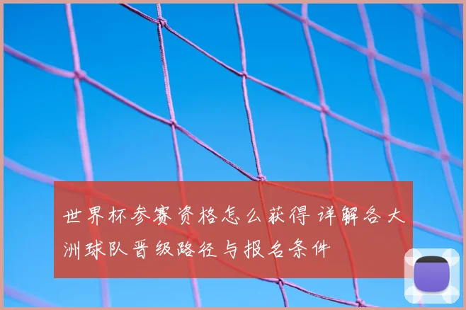 世界杯参赛资格怎么获得 详解各大洲球队晋级路径与报名条件